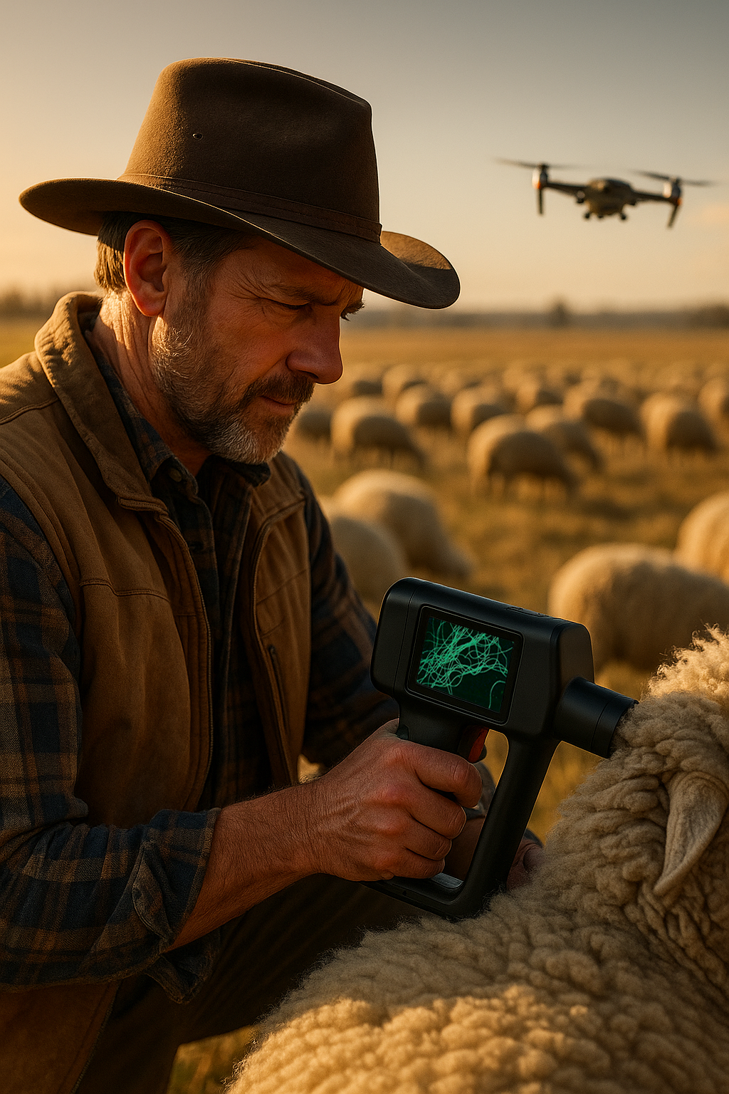 AI-Powered Wool Diameter Assessment Device